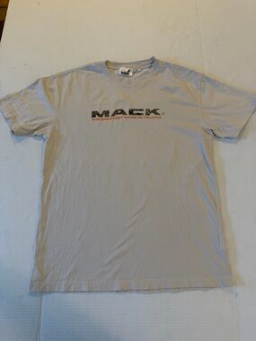 Mack camouflage Logo Short Sleeve Crewneck T-Shirt - beige